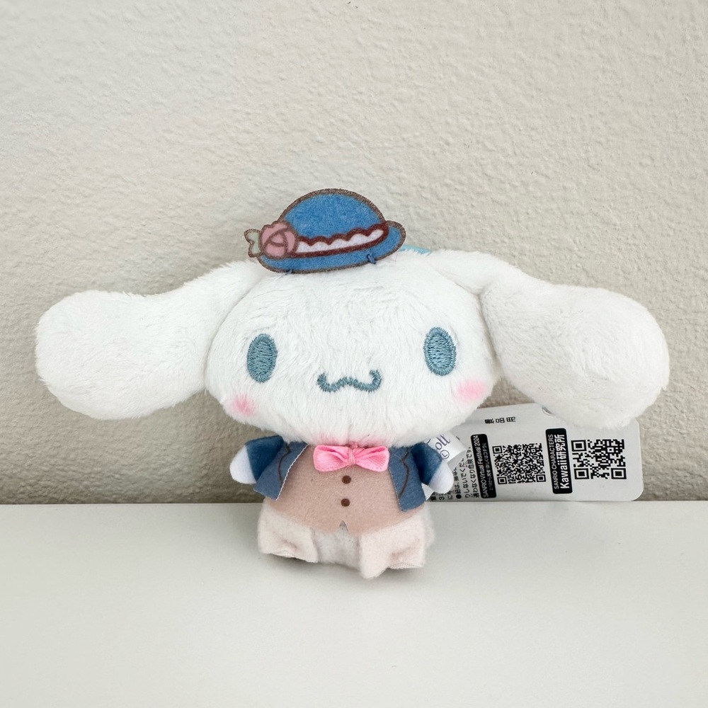 NWT Sanrio Cinnamoroll Kawaii Japanese Loli Style Mascot Plush Toy 12cm